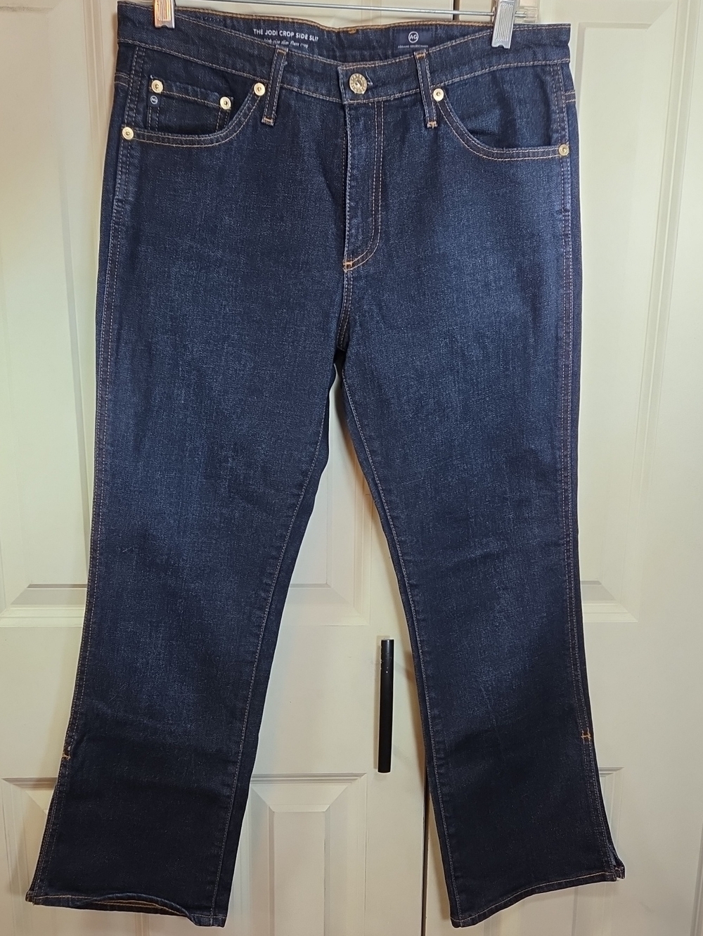 Ag Adriano Goldschmied Women’s High-Rise Dark Blue Jeans